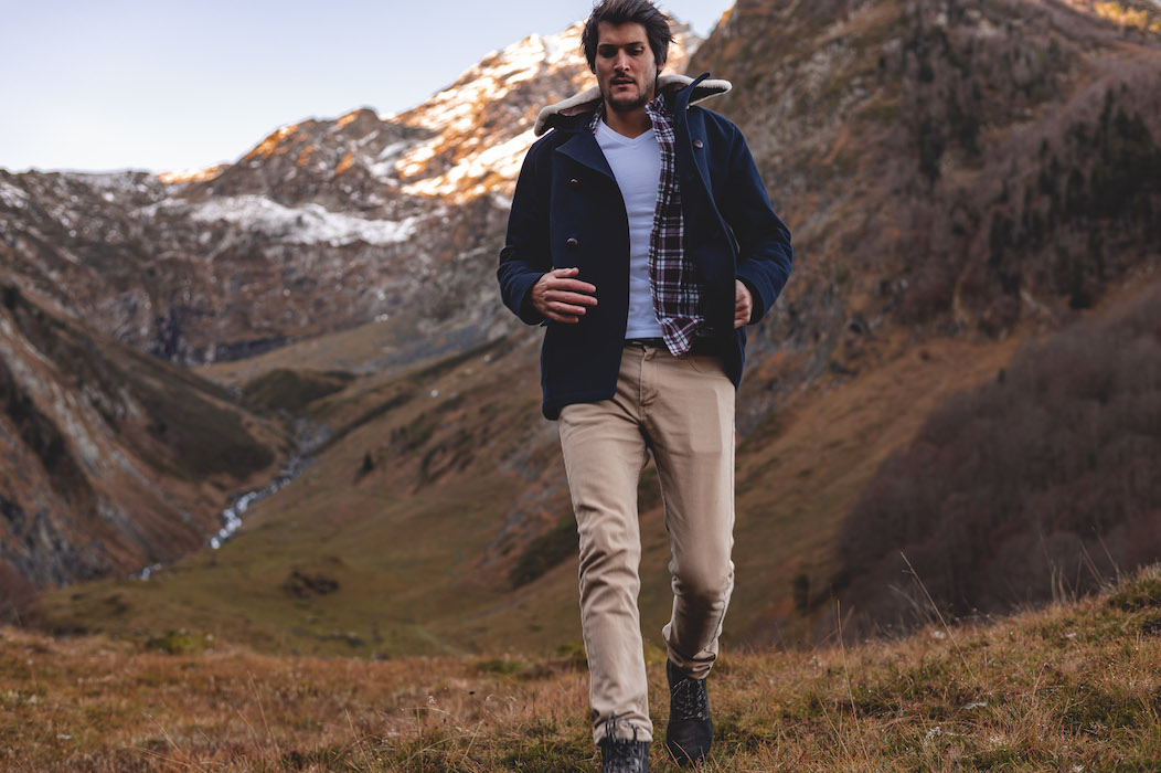 Video creative Collage couple Reels montagne nature