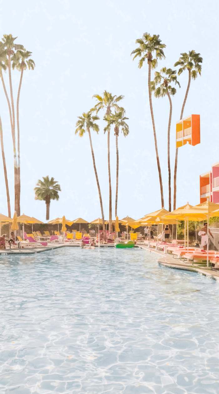 Video creative collage Palm Springs USA