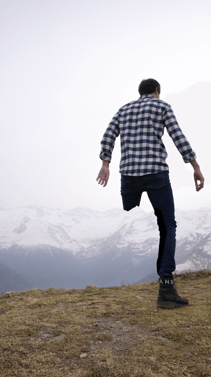 Video fun Reels nature Hiding in the mountains