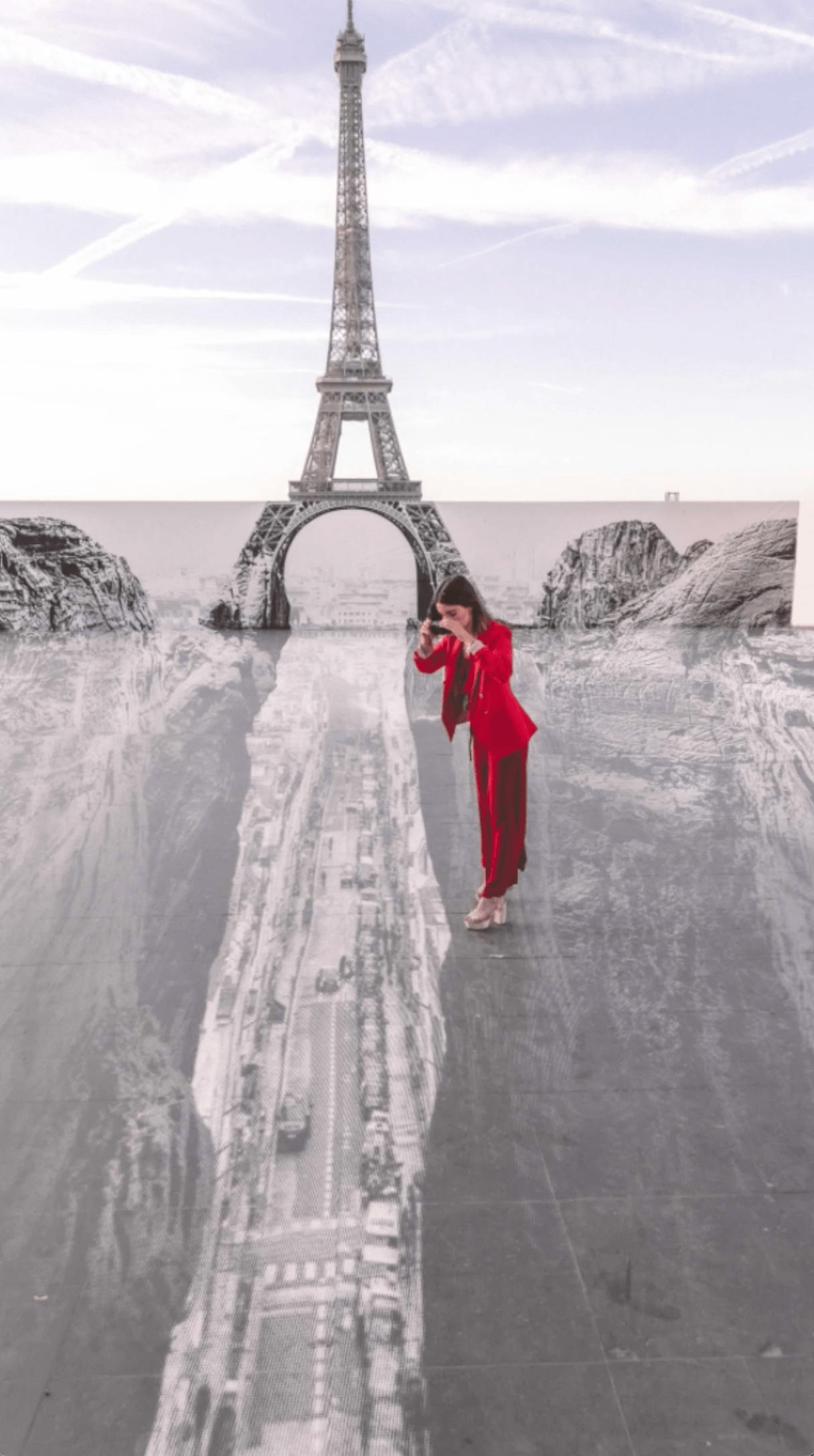 Vidéo originale JR Tour Eiffel Hyperlapse creative