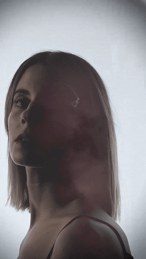 Vidéo créative en double exposition.