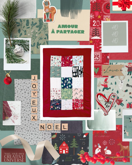 Les 100 voeux Noel moodboard animé GIF