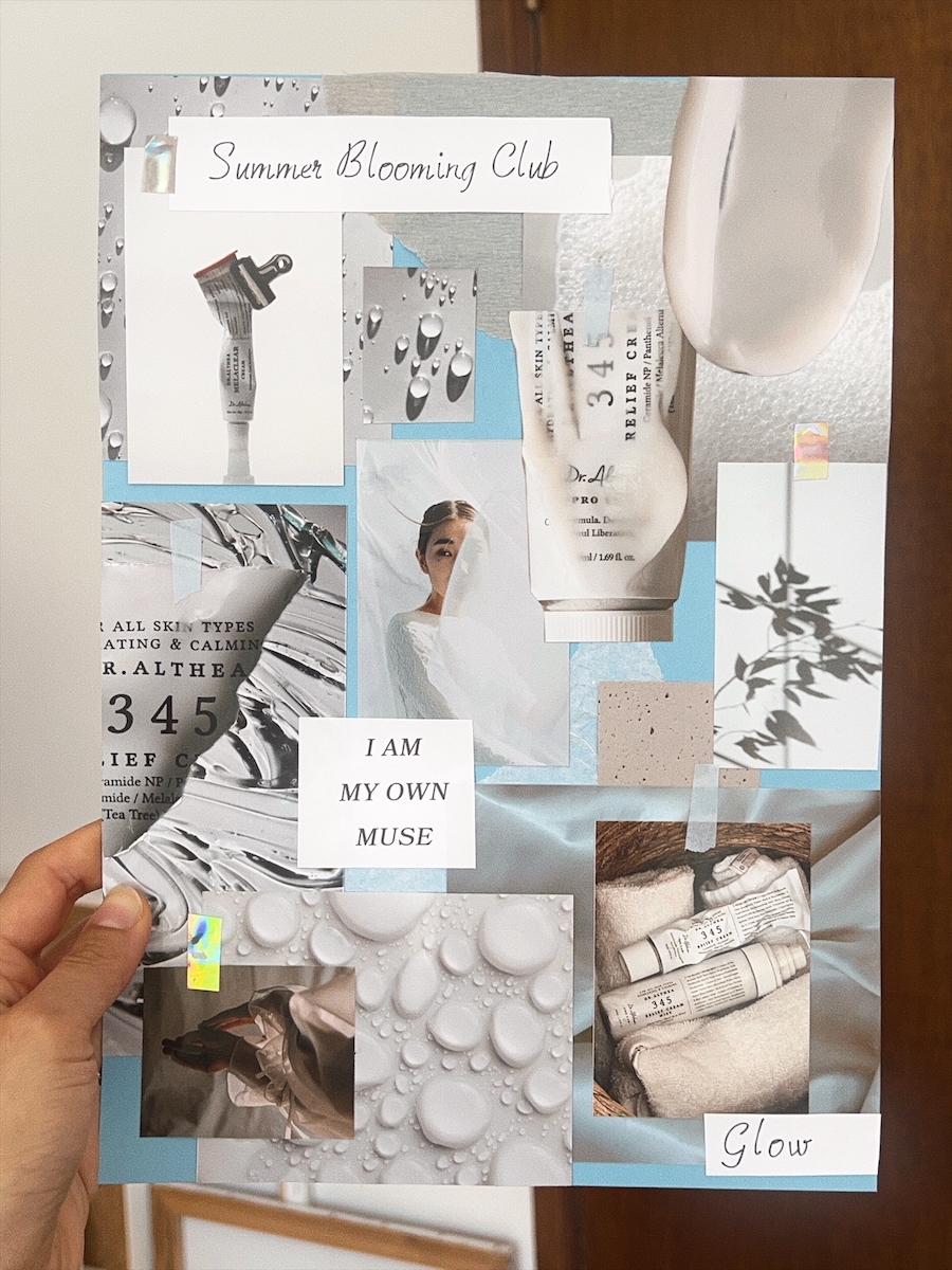 atelier créatif collage, moodboard, vision board, pour marques et évènements premiums (presse, influenceurs, privés), Paris, France, étranger.